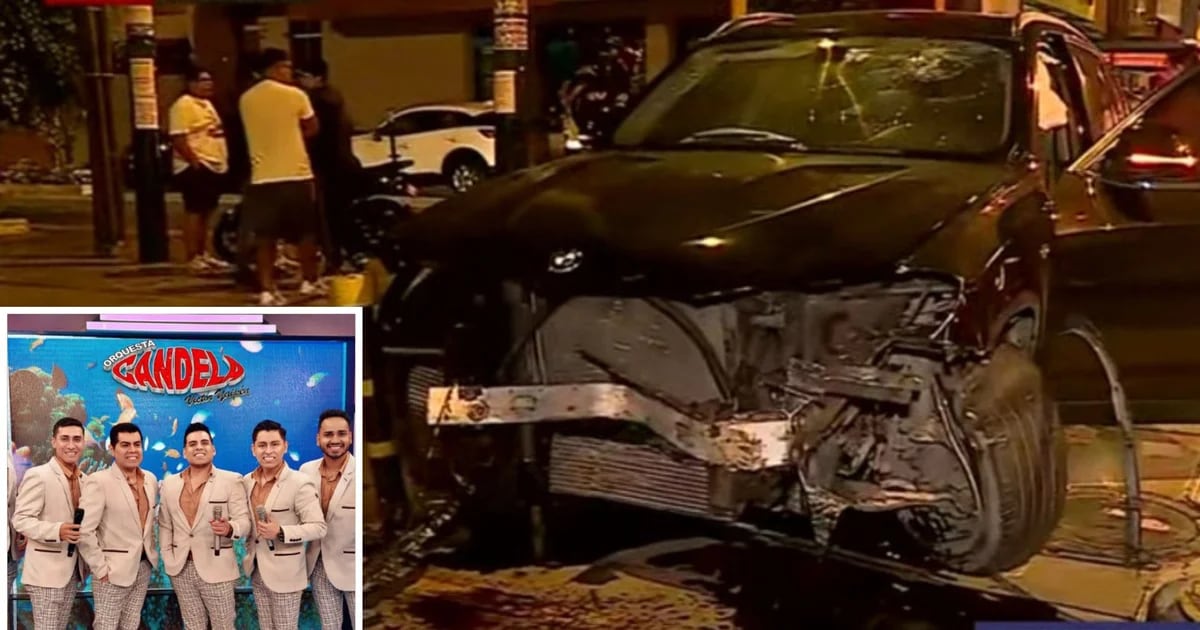 Giancarlo Yaipén, de Orquesta Candela, fue detenido por protagonizar accidente tras asistir a concierto de Grupo 5