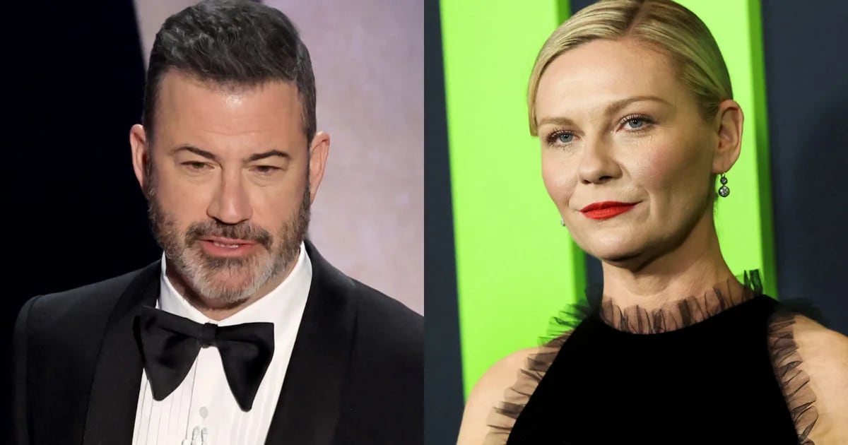 Los hijos de Jimmy Kimmel y Kirsten Dunst se pelearon en el colegio