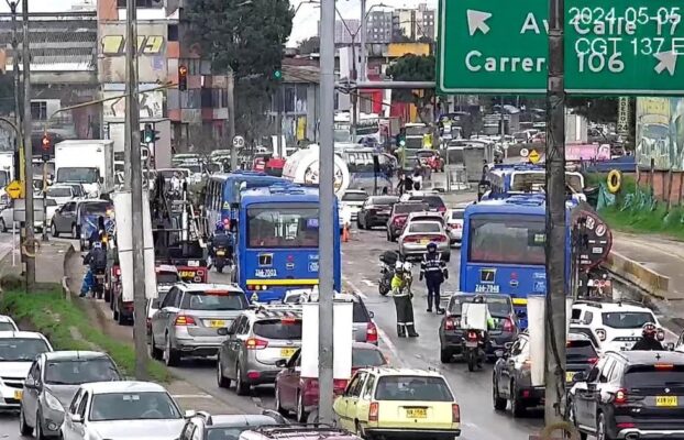 Movilidad en Bogotá hoy, 11 de mayo de 2024: estado de las principales vías de la ciudad