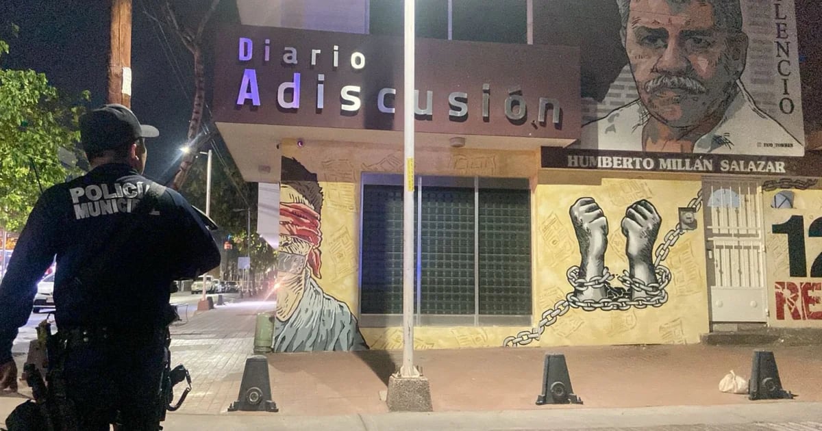 Atacan instalaciones del Diario “A Discusión” en Culiacán, Sinaloa